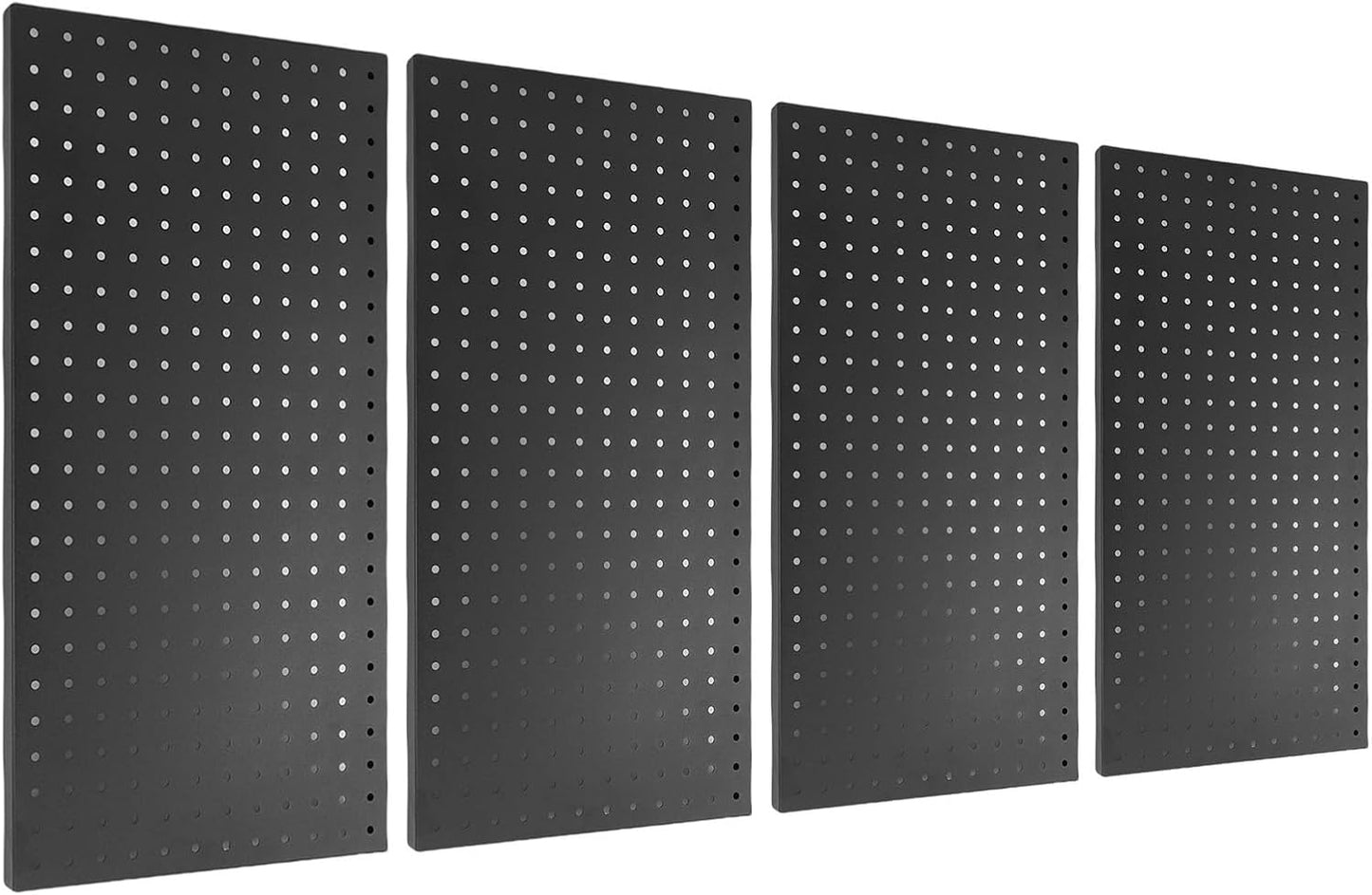 Keenso Pegboard Accessories, Metal Wall Panels Set with Hooks and Bins, Customizable Tool Storage System for Garage and Workbench