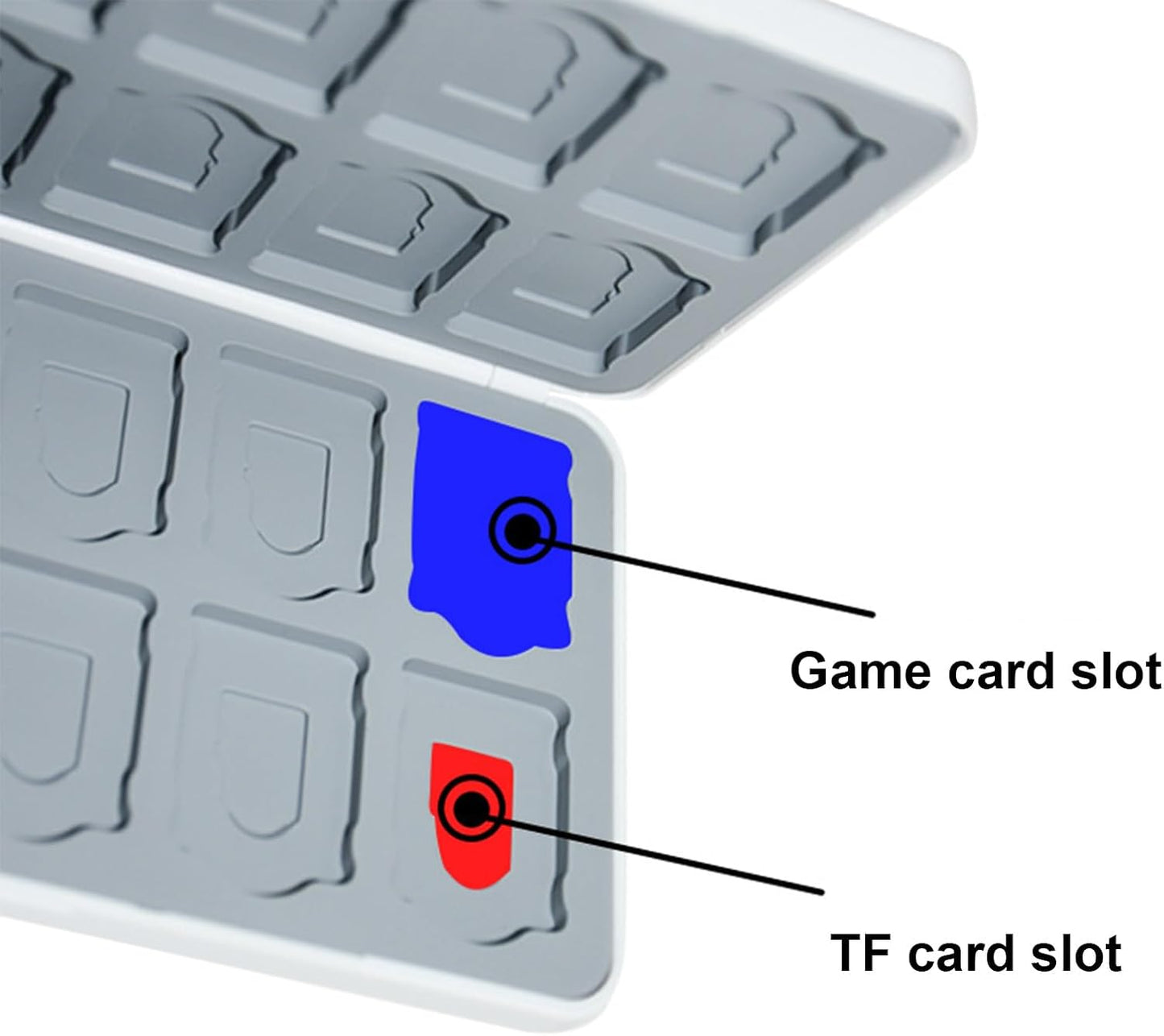 Lightweight Memory Card Storage Organizers for 24 SDTF and MicroSDs Cards Closures Portable Case Closures Sdtf Card Storage Box