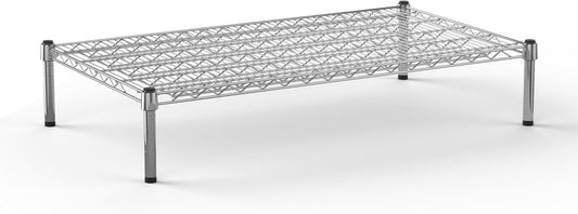 24" Deep x 42" Wide x 8" Height Wire Shelving Kit | 1-Tier | NSF Commercial Storage Rack Unit