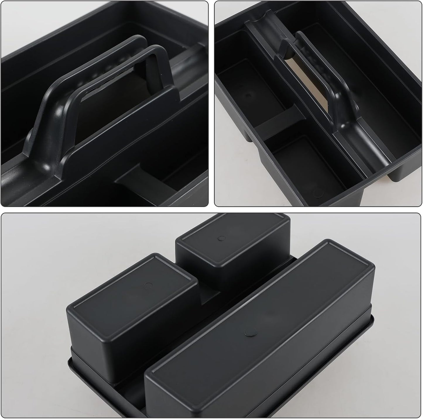 6 Packs Commercial Cleaning Caddy with Handle, Plastic Tool Caddy Supplies Organizer