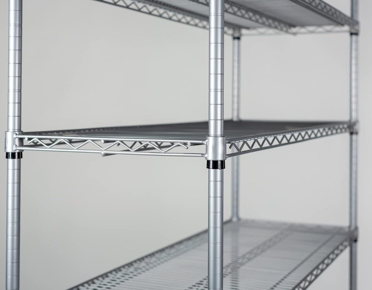 Omega 14" Deep x 60" Wide x 74" High 3 Tier Gray Starter Shelving Unit