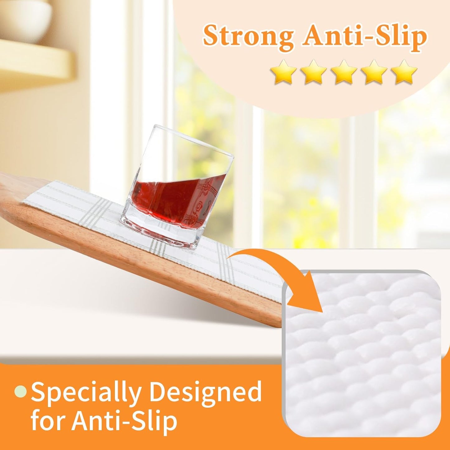 Shelf Liner for Kitchen Cabinets Non Adhesive Drawer Liner Non-Slip Thickened Shelf Liner Paper Strong Easy to Clean for Tool Box Refrigerator with Knife and Tape Measure, White Square,17.3 x 236.2 IN