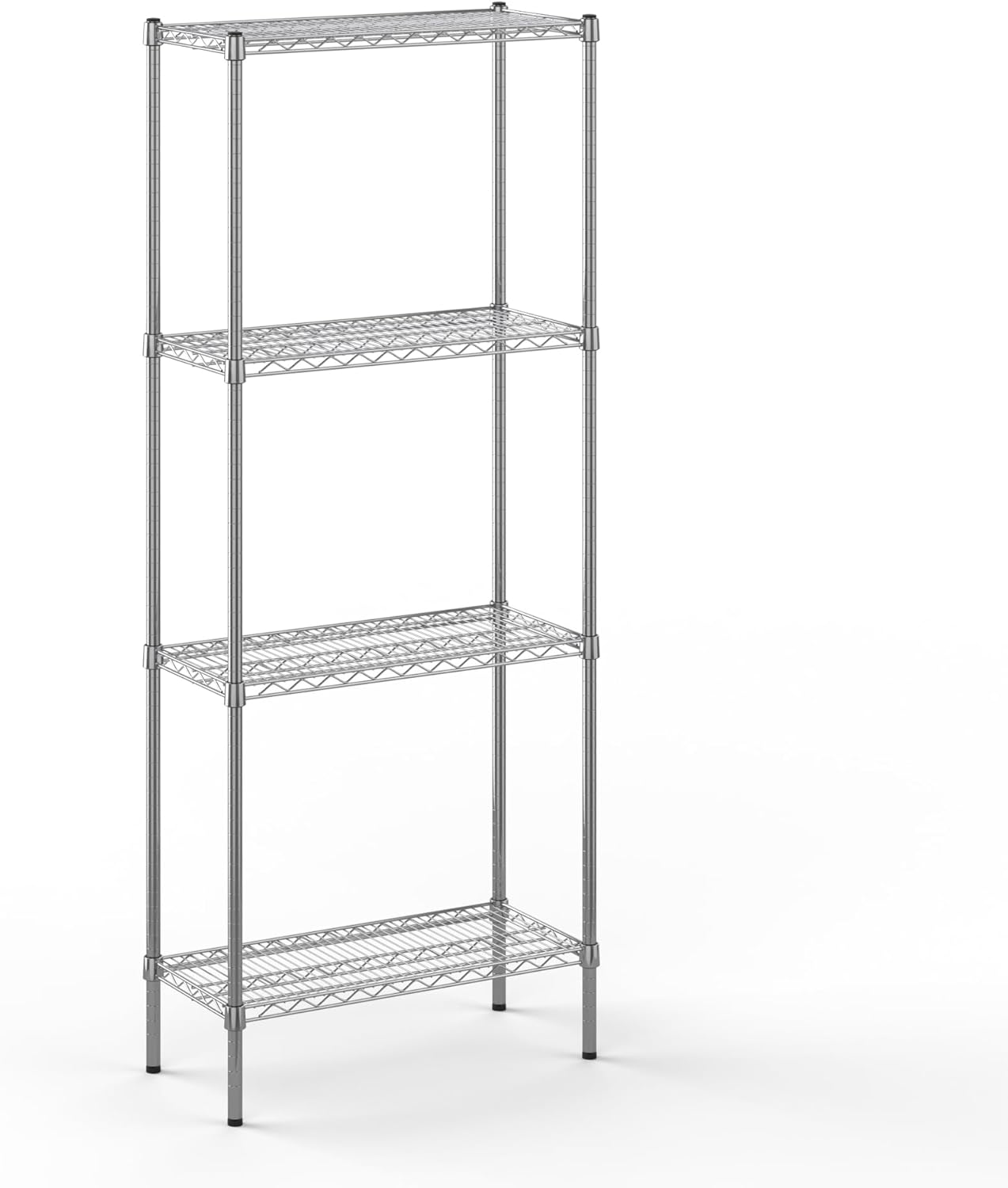 14" Deep x 30" Wide x 74" Height Wire Shelving Kit | 4-Tier | NSF Commercial Storage Rack Unit