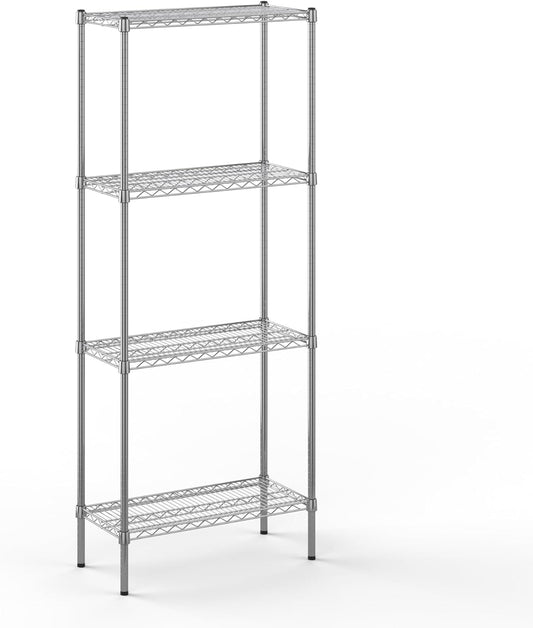 14" Deep x 30" Wide x 74" Height Wire Shelving Kit | 4-Tier | NSF Commercial Storage Rack Unit