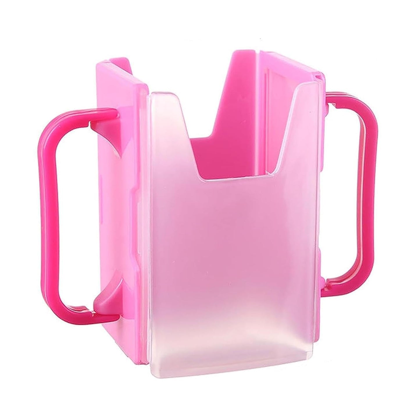 Juice Bag Holder - No Holder for Milk Box,Portable Juice Bag Length Adjustable, Spill Proof Milk Carton Holder for Home, Car, Traveling