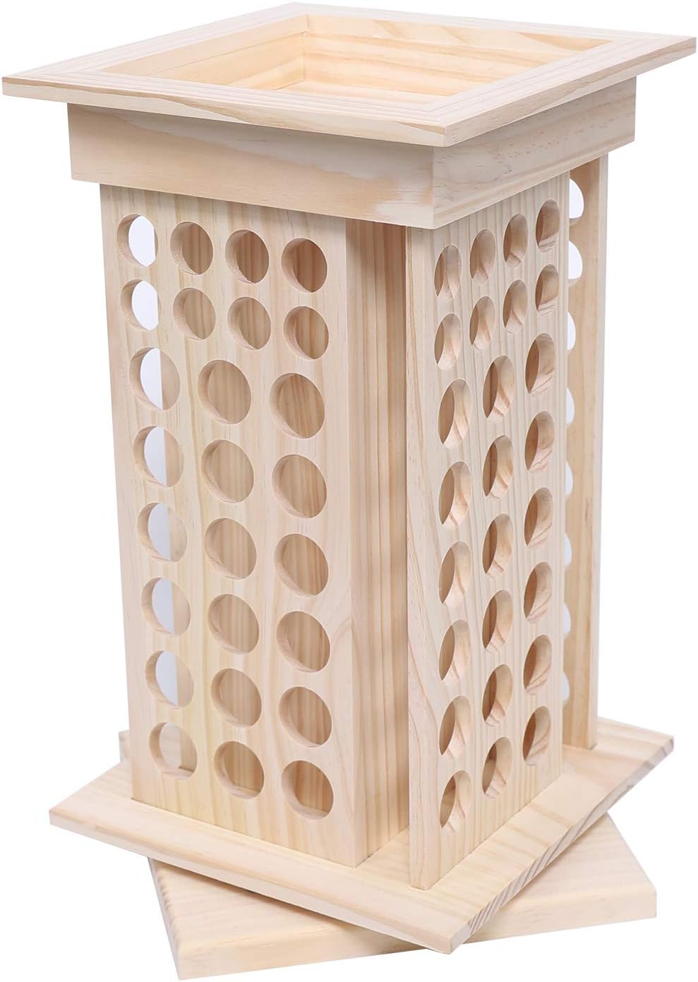 Rotating Essential Oils Storage Rack,8 Tiers 104 Slot Oil Bottle Display Storage Organizer,Hold 5ml & 15ml Bottles,for Home, Beauty Salon, Perfume Store