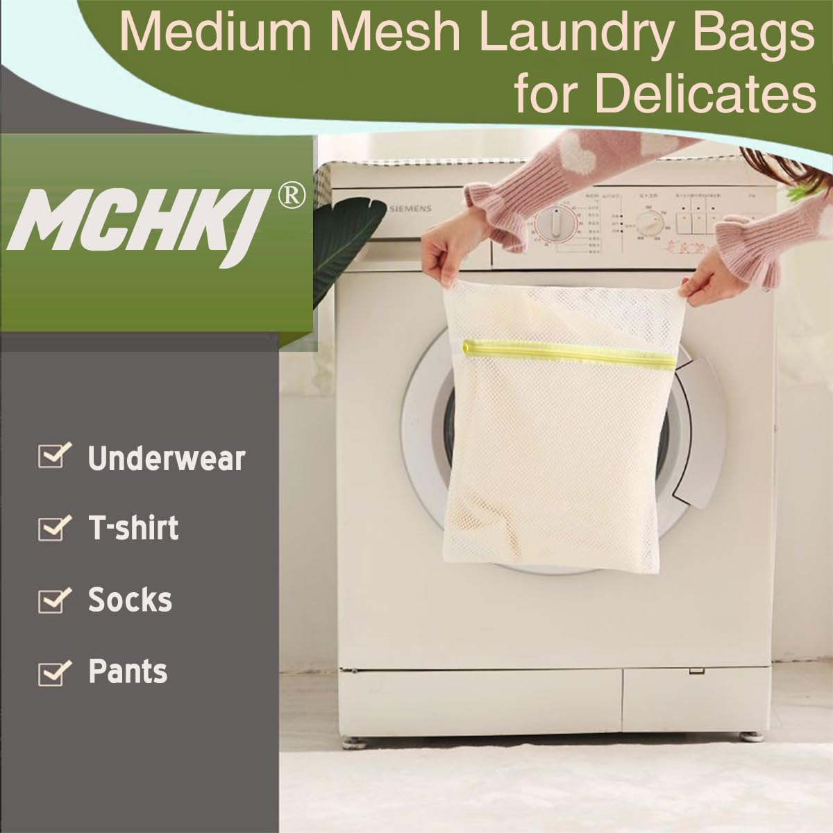 20 Pcs Medium Laundry Bags for Washing Machine, Lingerie Bags for Washing Delicates, Durable Honeycomb Mesh Laundry Bags for Delicates