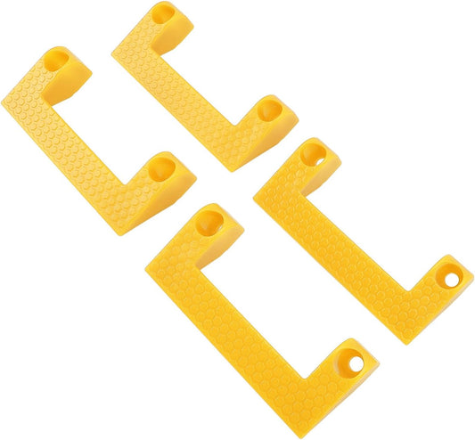 Fdit Premium 4 Piece Tape Measure Holder Set, Power Tool Ladder Storage Holder for Garage Organization, Workshop Accessories