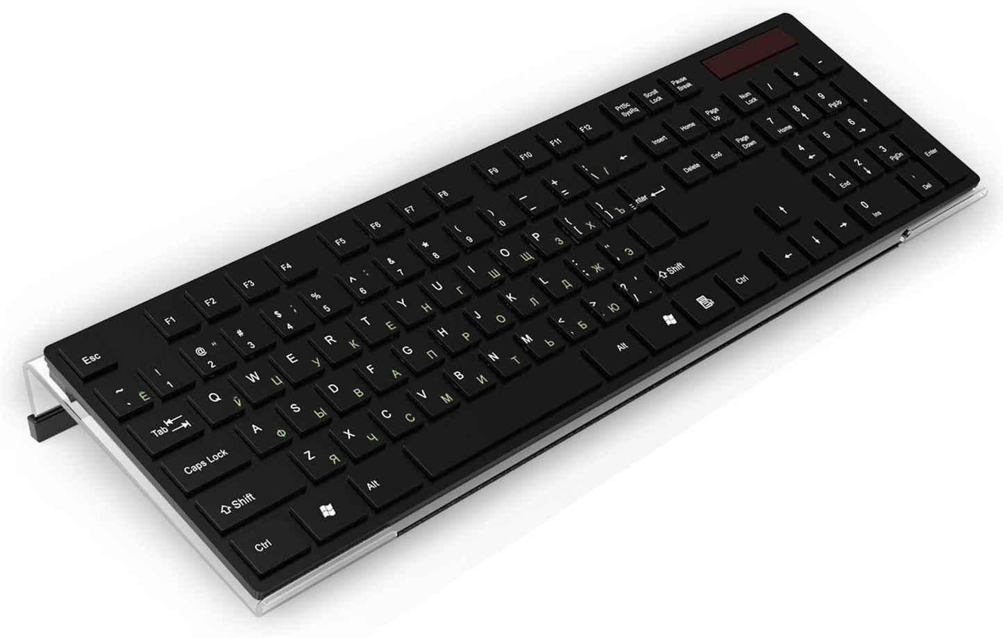 Acrylic Tilted Computer Keyboard Stand for Ergonomic Typing, Keyboard Tray Holder with Silicone Non-Slip Case, Clear
