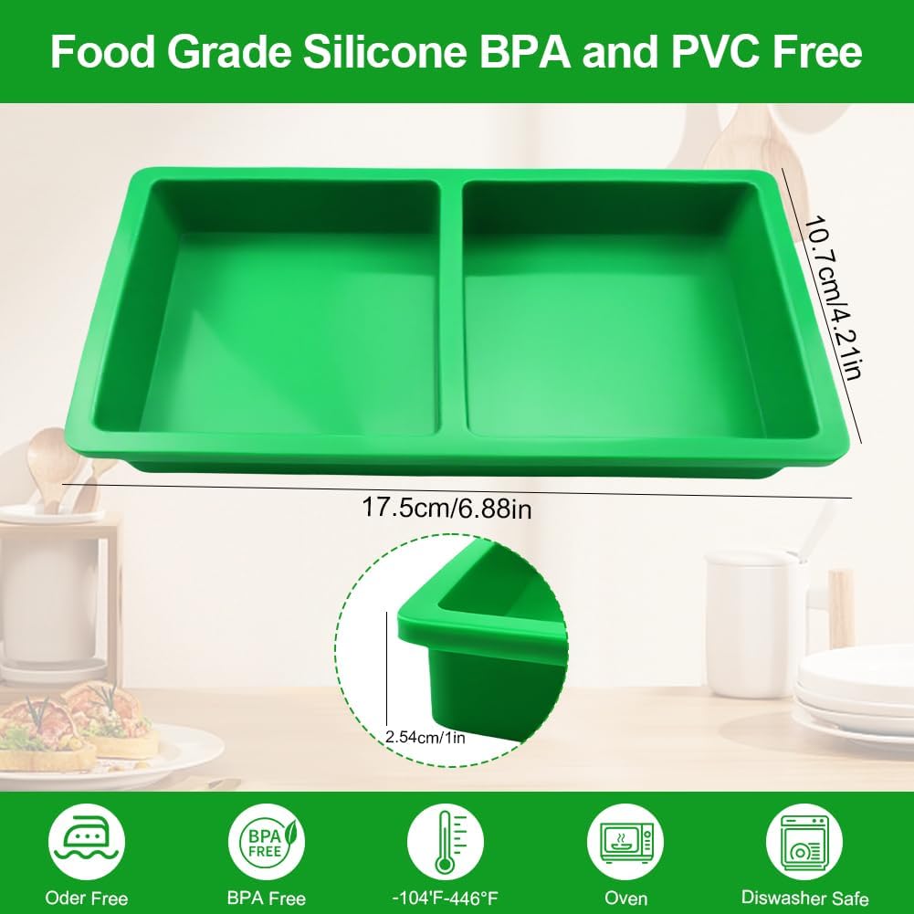 4PCS Harvest Right Freeze Dryer Tray Dividers, Silicone Food Molds for Harvest right freeze dryer accessories, Silicone Food Freezer Tray Match Medium and Small Trays