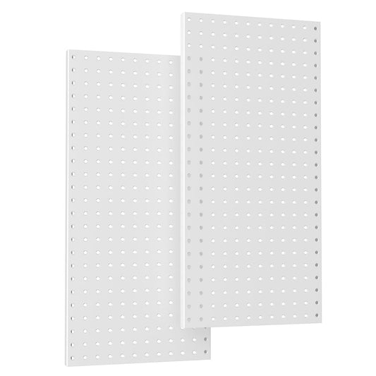 TORACK 2-Pack 12x24 inch Metal Pegboard Panels for Garage Wall, Tool Storage Pegboard for Workbench, Workshop, Tools Organizer Peg Board for Pegs(Grey)