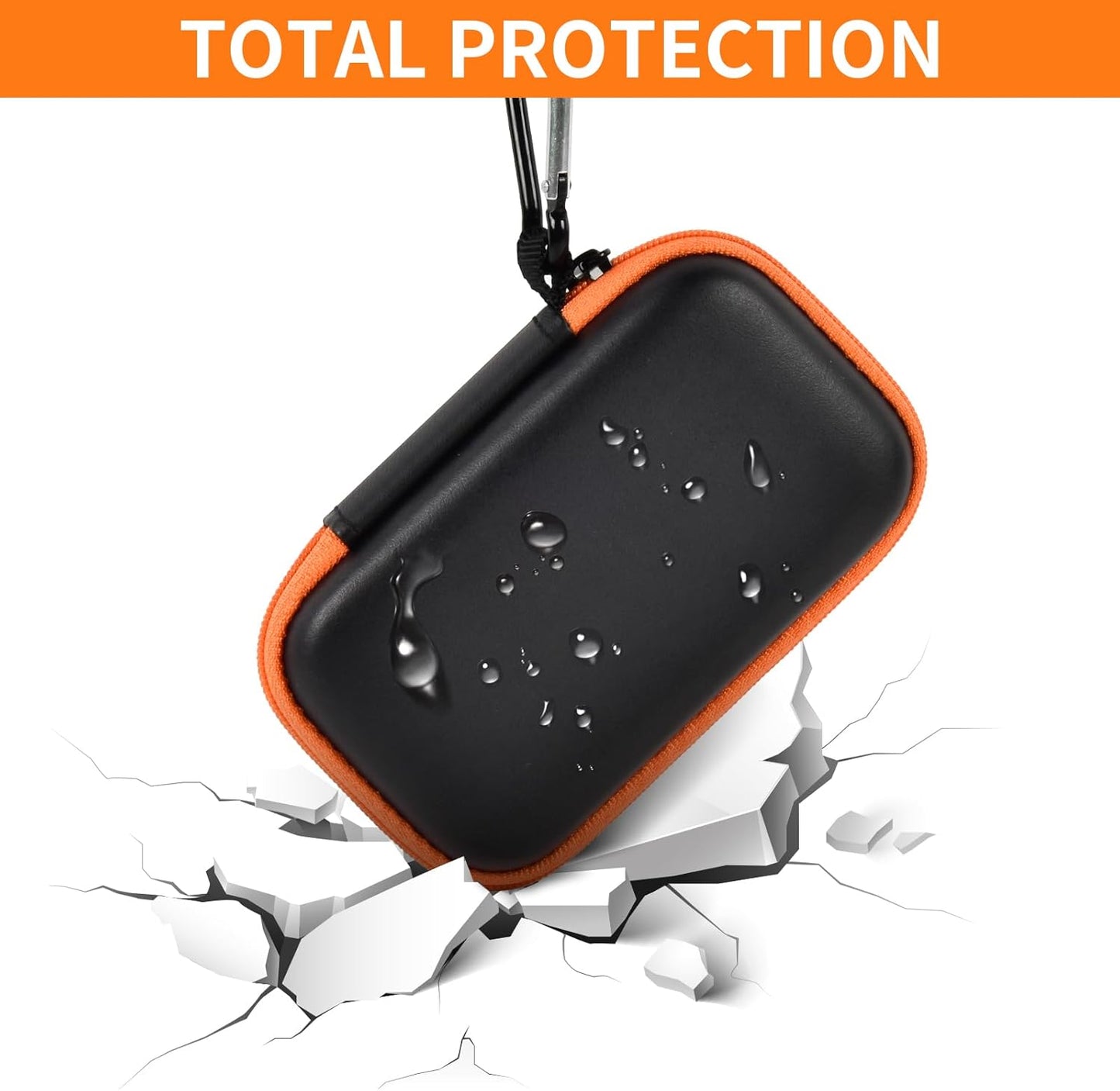 Case Compatible with SanDisk 1TB 2TB 4TB 500GB/ for PRO Extreme Portable SSD External Solid State Hard Drive, Memory Card SD SDXC SDHC Card Storage Holder Organizer (Box Only) (Box Only)