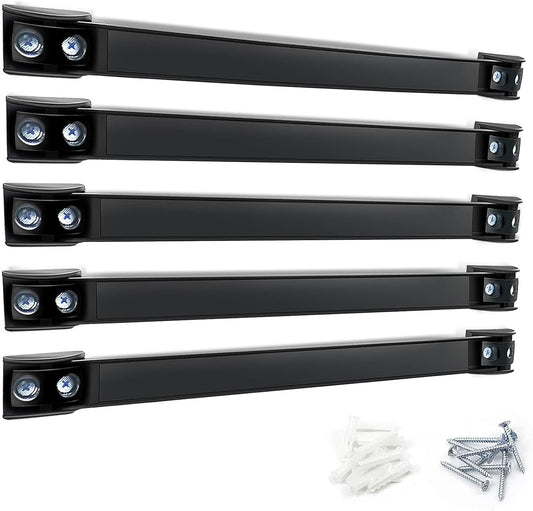 DGSL Magnetic Tool Holder Strip 5 Pack, 16 In Heavy Duty Tool Organizer Magnetic Strip, Tool Magnet Bar For Garage Tool Organization