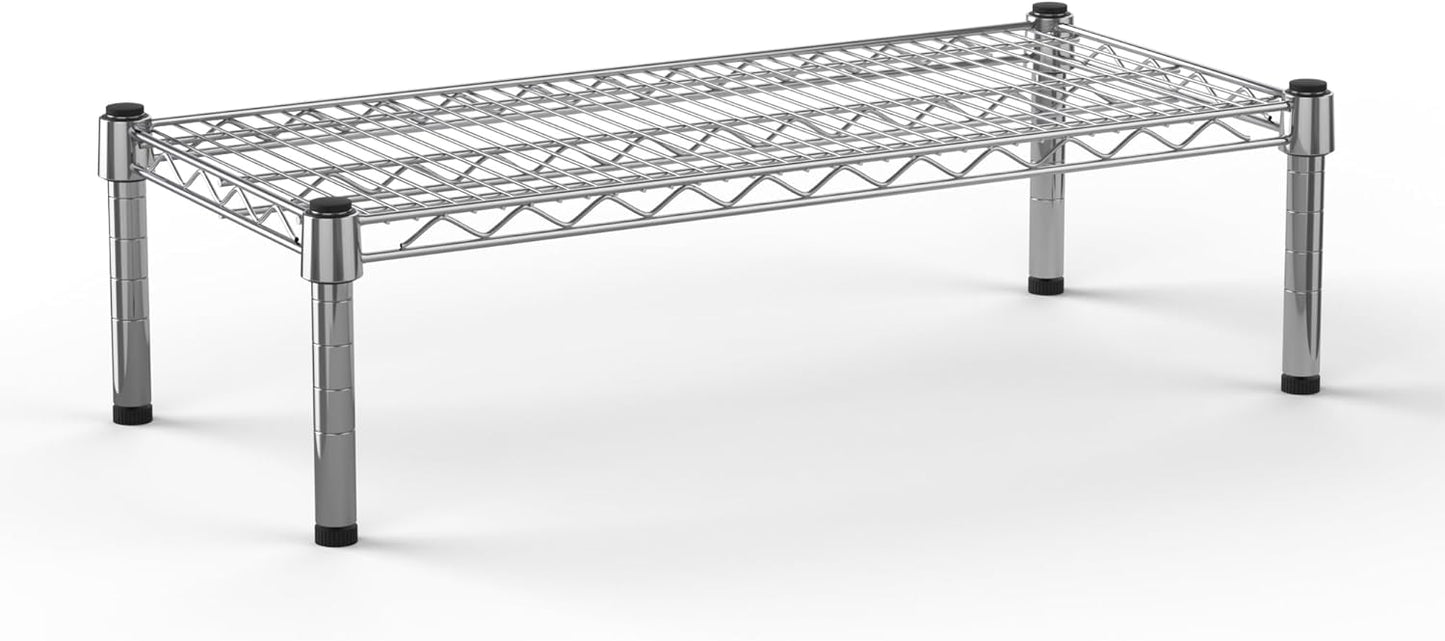14" Deep x 30" Wide x 8" Height 1-Tier Wire Shelving Kit | NSF Commercial Storage Rack Unit