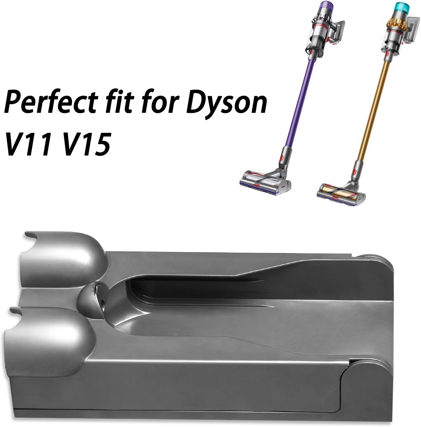 Wall Mount Docking Station Replacement - Compatible with Dyson V11 V15 Vacuum Cleaner Only | Does Not Fit V10 V12 Models