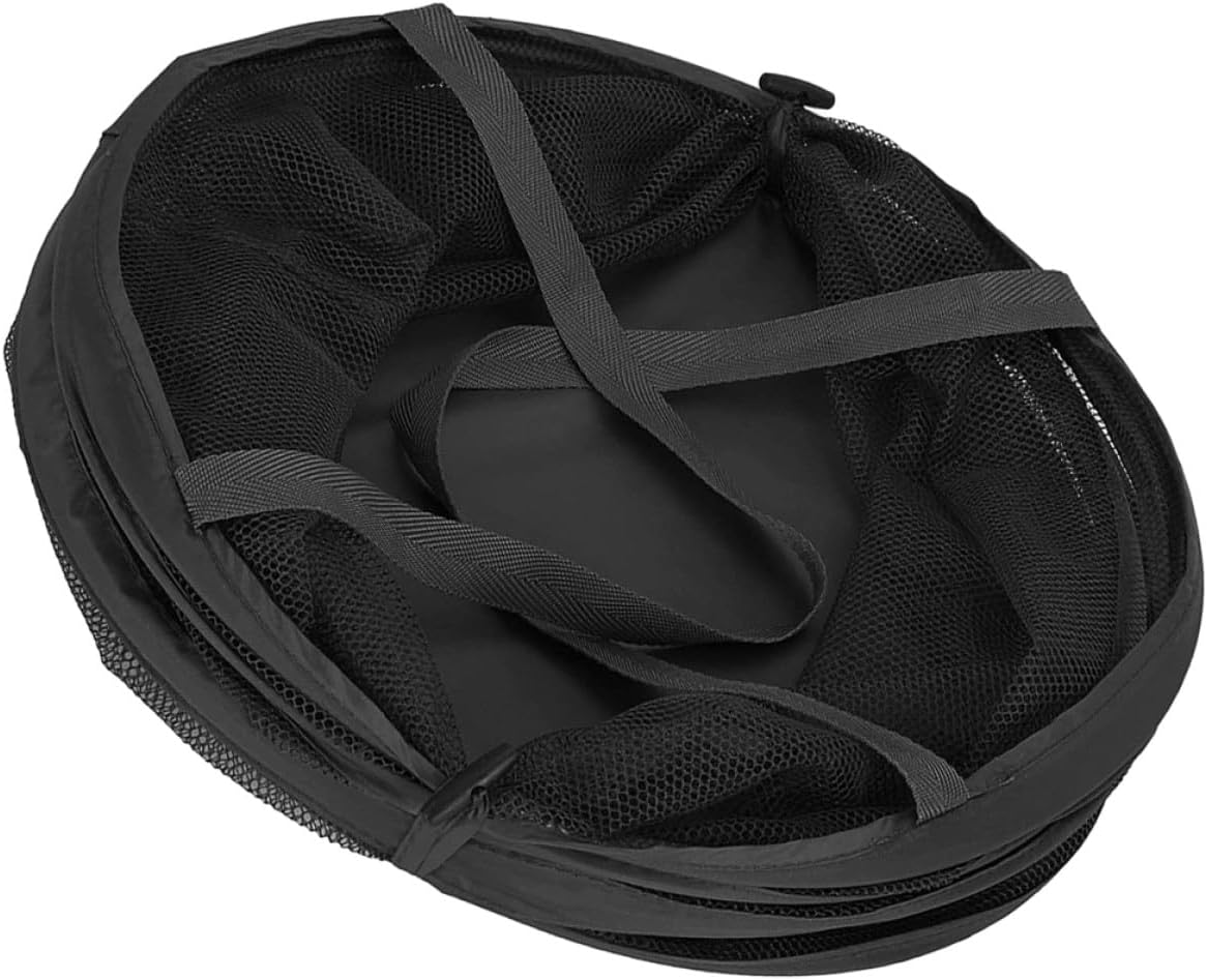 BESPORTBLE Foldable Laundry Basket with Handles Large Capacity Mesh Clothes Storage Container Portable Collapsible Hamper for Home Camping Dorm Travel Space-saving Organizer