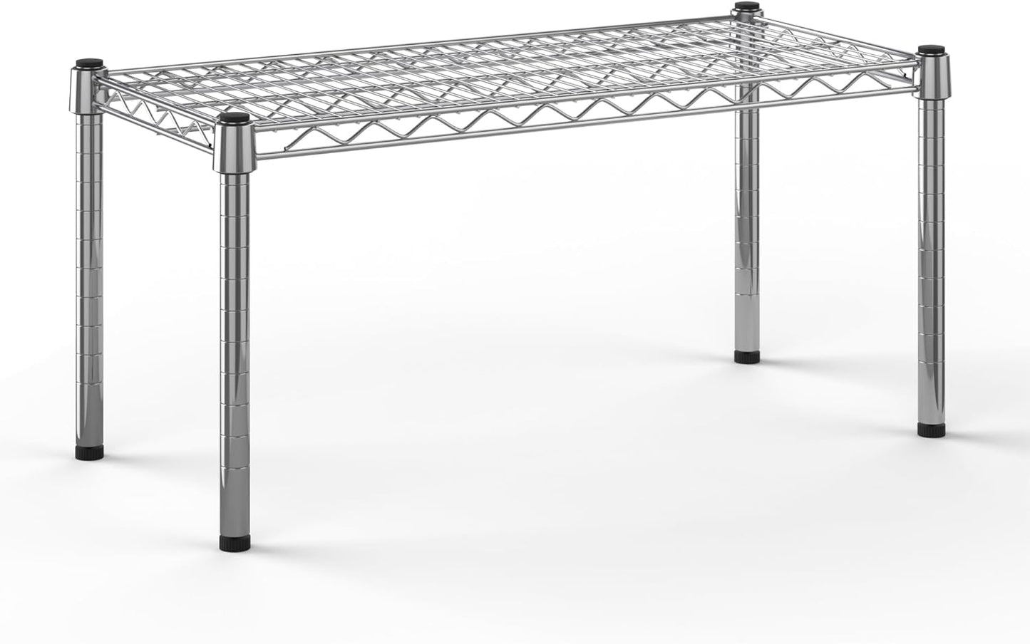 14" Deep x 30" Wide x 14" Height Wire Shelving Kit | 1-Tier | NSF Commercial Storage Rack Unit