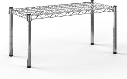 14" Deep x 30" Wide x 14" Height Wire Shelving Kit | 1-Tier | NSF Commercial Storage Rack Unit