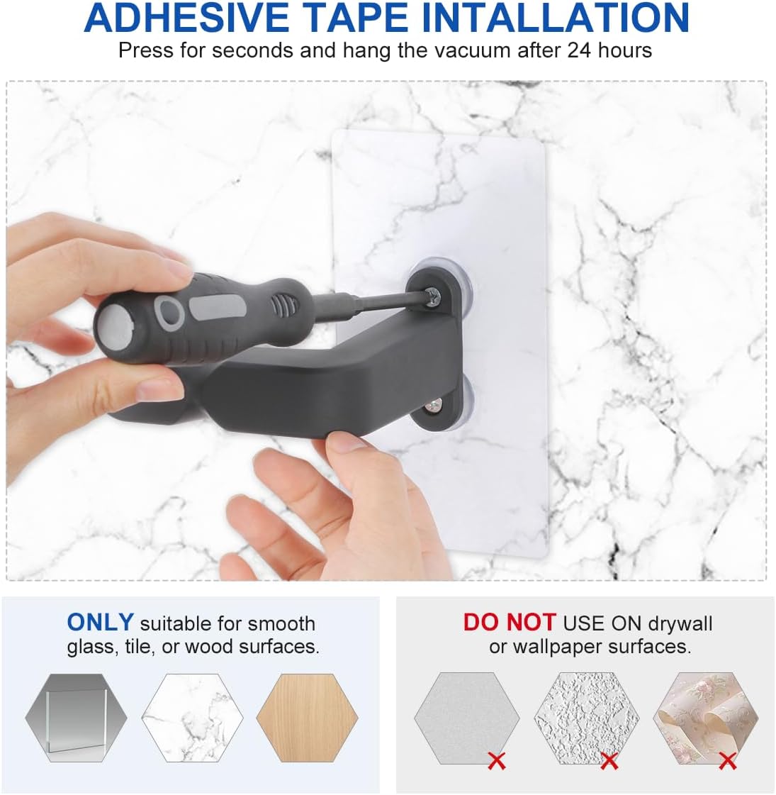 LANMU Wall Mount Holder Compatible with Shark IX141 IZ377H IZ376H IZ462H IZ163H IZ363HT IZ682H Pet Cordless Stick Vacuum, Handheld Vac CH951 and V10 V11 V12 V15 Vacuum Cleaner