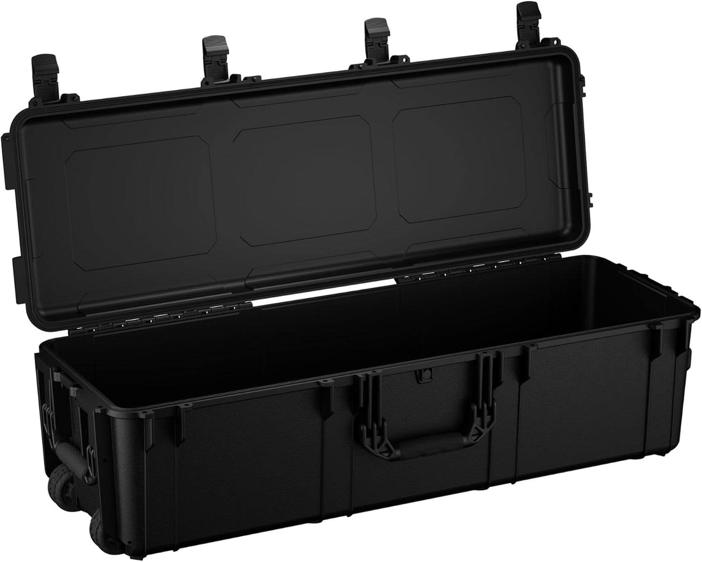 Condition 1 45" Empty Waterproof Hard Case w/Wheels – Lockable, TSA Approved Gear Storage Long Trunk, IP67-Rated Waterproof, Stackable, Rugged Travel Case – Black, Made in USA, Model 2191