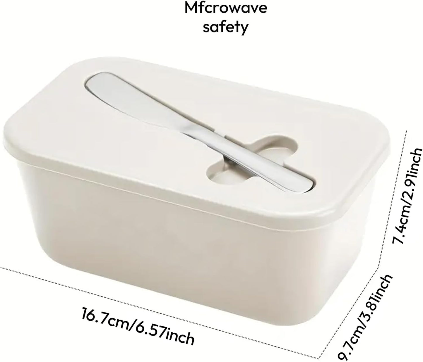 Premium BPA-Free Butter Dish with Lid & Stainless Steel Spreader – Airtight Kitchen Butter Keeper for Countertop & Refrigerator, Soft Spreadable Butter Storage, Perfect Gift for Home Cooking
