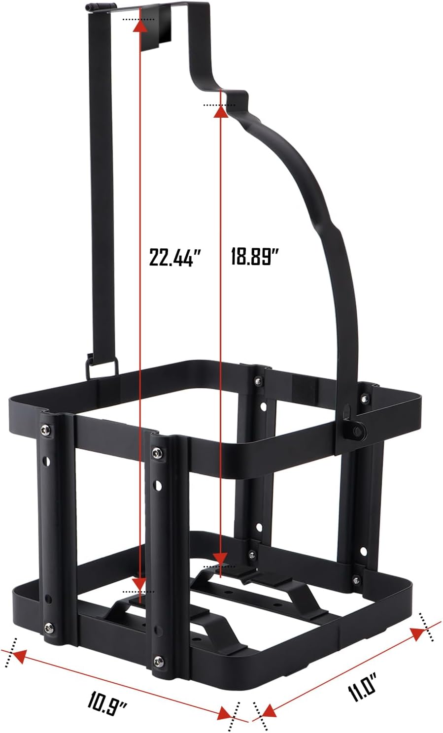 SPARKWHIZ Fuel Jug Container Holder Mount, Gas Can 5 Gallon Holder Rack, Mouting Bracket Compatible with VP Racing Can 5 Gallon (Holder only), 1 Pack