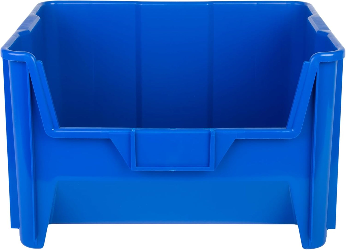 Hudson Exchange 20" x 15" x 12.5" (3 Pack) Plastic Giant Stackable Hopper Bin Container, Blue