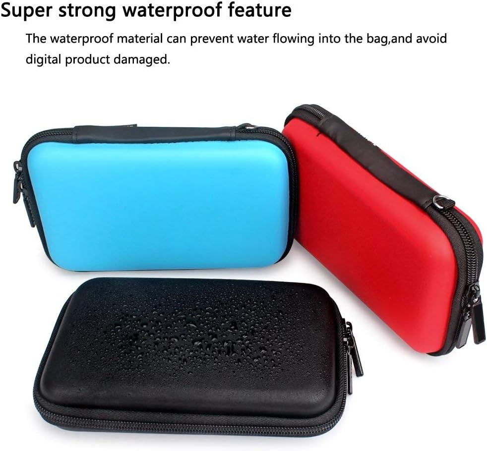 Aprince Digital Gadget Case Waterproof Memory Card Case,Designed for External Hard Drive,USB Flash Drives,Power Banks - Best for Traveling