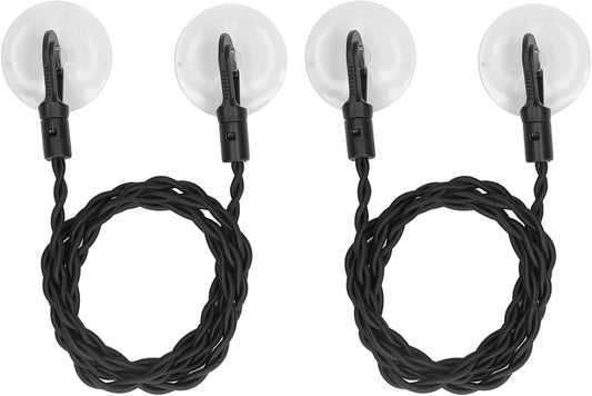 TOPINCN Retractable Portable Clothesline for Travel, 2 Pieces Travel Clothesline Portable Retractable with Suction Cups, Clothing Line Camping Accessories Clothes Drying Line