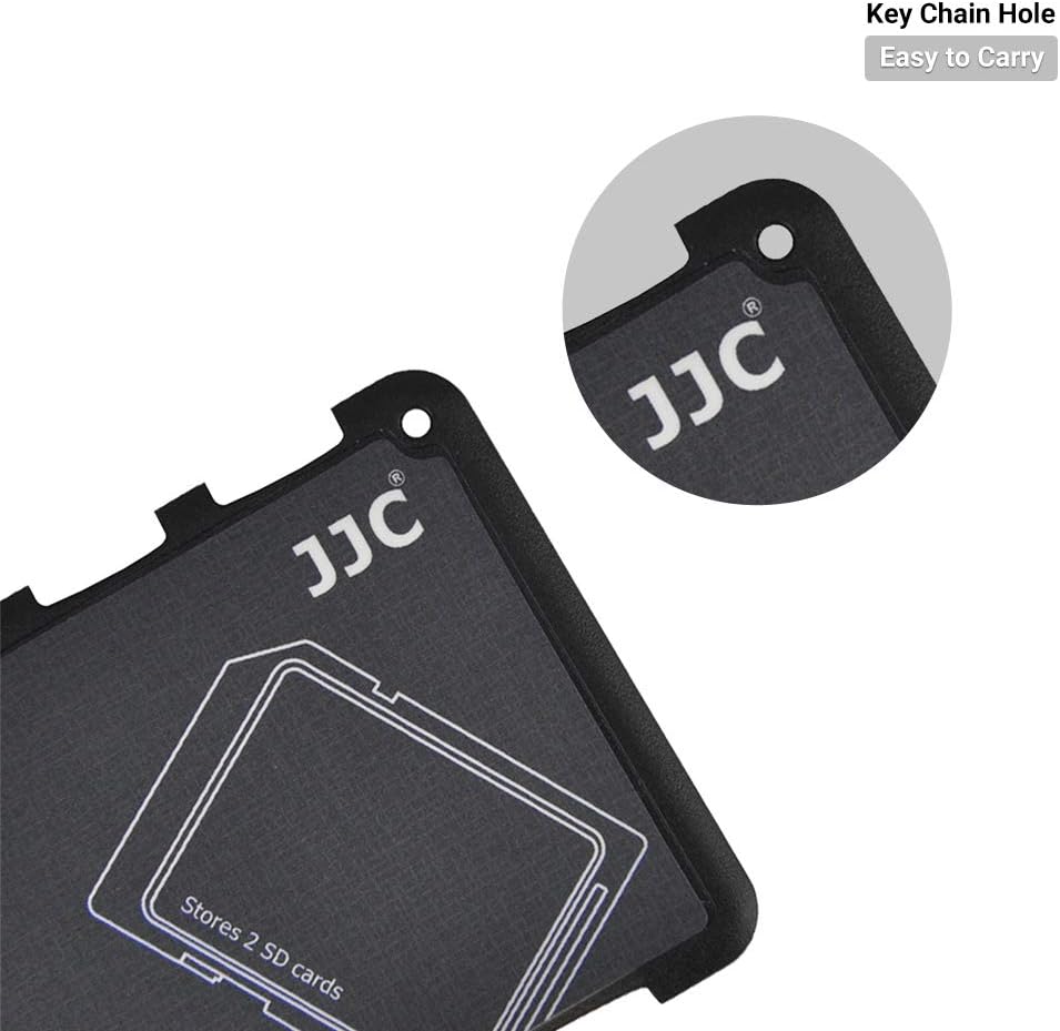 6 Slots SD Micro SD Card Case Storage Organizer, Lightweight Ultra-Thin Credit Card Size fit 2 SD SDHC SDXC Cards and 4 Micro SD TF MSD Cards