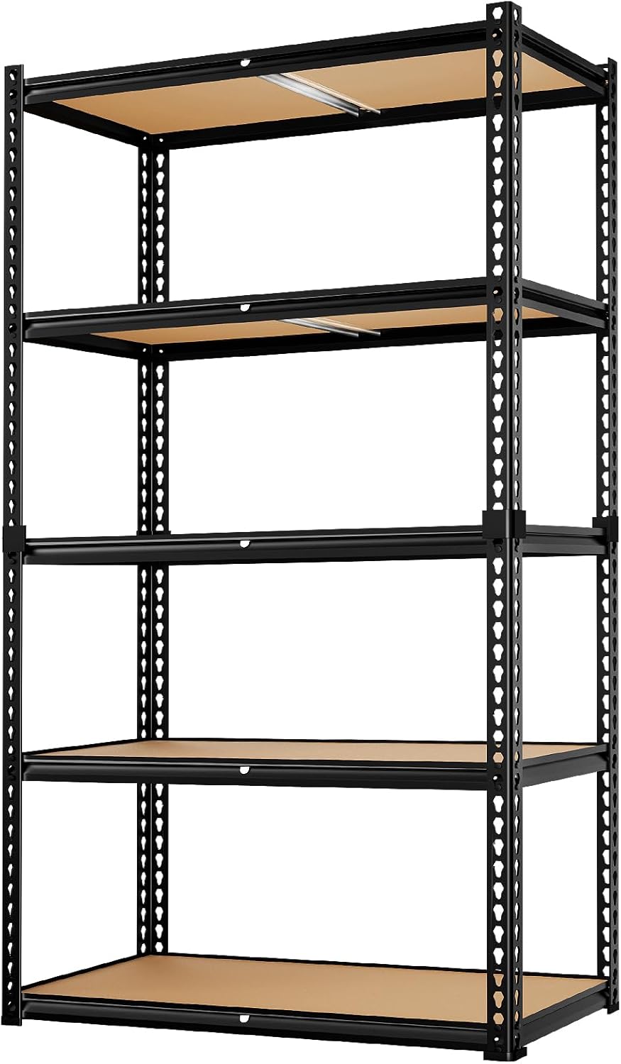 LEVELEVE 5-Tier Heavy Duty Storage Shelving Unit, 2020 lbs Capacity, Adjustable Metal Utility Shelf, 35" L x 16" W x 73" H for Garage, Kitchen, Pantry, Basement, Bathroom, Laundry