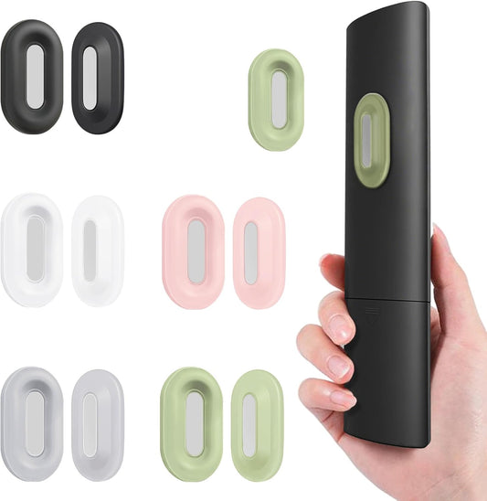 Magnetic Remote Control Holder Wall Mount, 5 Pack TV Remote Holder Wall Mount, Silicone Remote Organizer Magnetic Remote Holder for Bed, TV, Ceiling Fan and Air Conditioner (Multicolor)