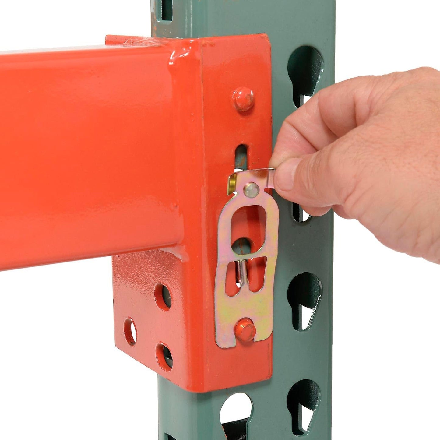 Global Industrial Teardrop Pallet Rack Starter, 144"W X 48"D X 120"H, 5970 Lbs. Capacity
