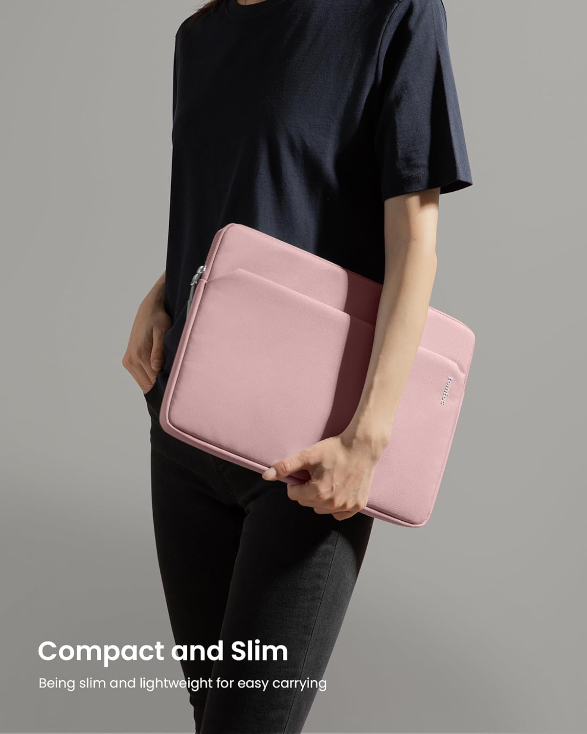 tomtoc Slim Laptop Sleeve for 14-inch MacBook Pro M5/M4/M3/M2/M1 Pro/Max 2025-2021, Water-Resistant Protective Case for 13.8 Inch Surface Laptop AI PC, Accessory Bag