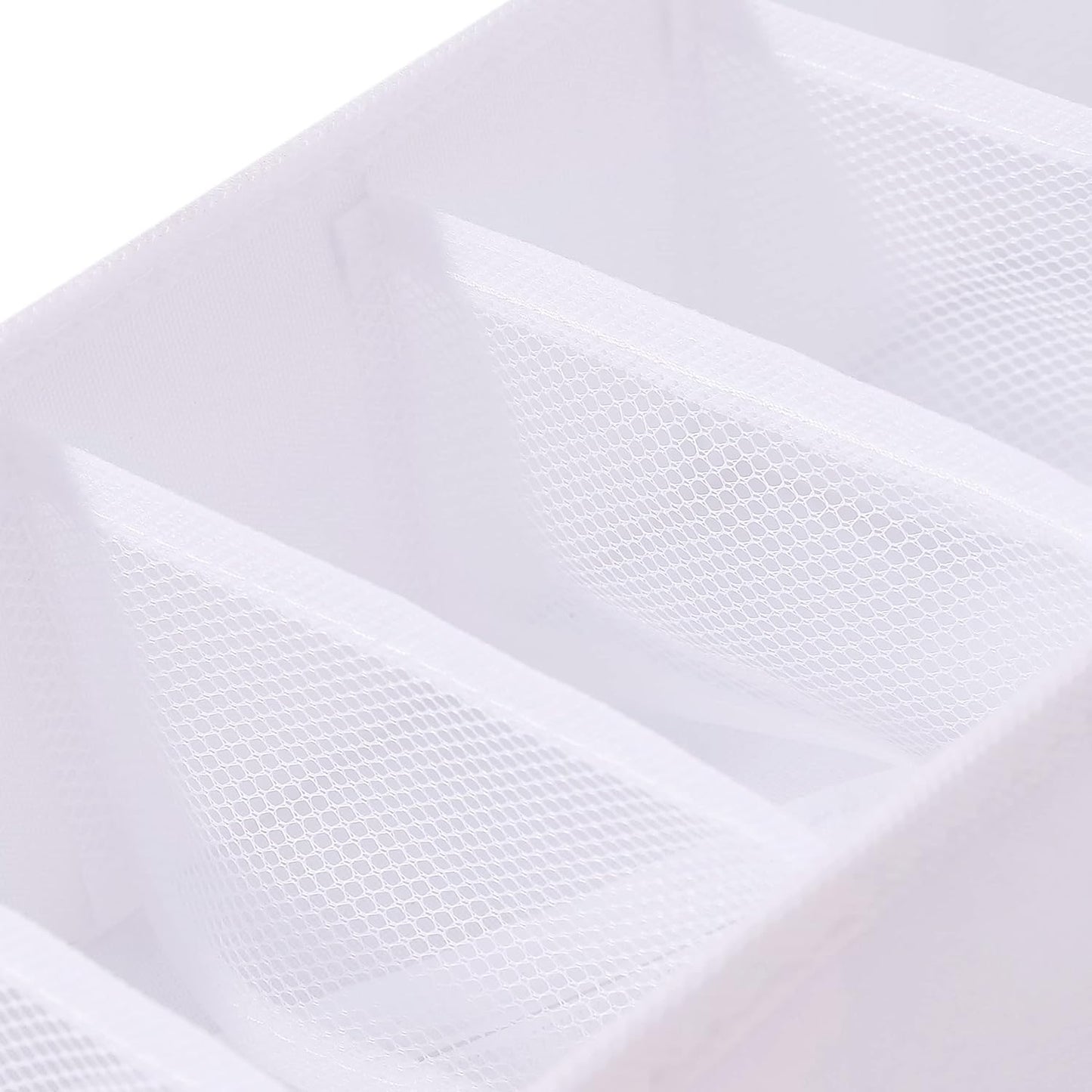 Qozary 6 Pack Sock Underwear Drawer Organizer Dividers, Collapsible Cabinet Closet Storage Boxes for Clothes, Socks, Lingerie, Underwear, Tie, Belt, Baby, Bedroom