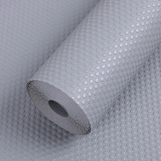 FLPMIX Shelf Liner Light Gray: Waterproof Kitchens Drawer Mat 15 X 240 Inch - Easy to Cut Pantry Cabinets Liners for Cupboard