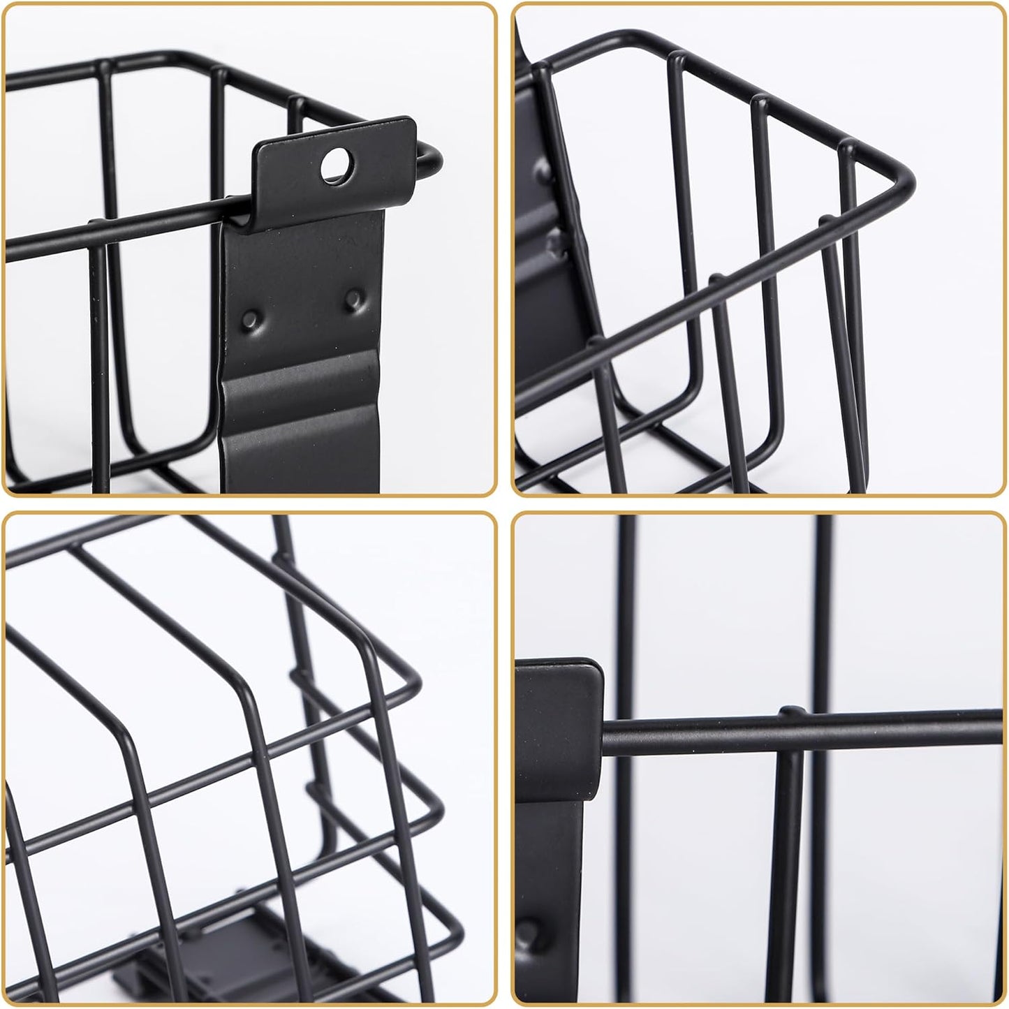 Heavy-Duty Slatwall Baskets and Hooks - Slatwall Accessories for Standard Slatwall Panels | Ideal for Organizing Garages and Workshops