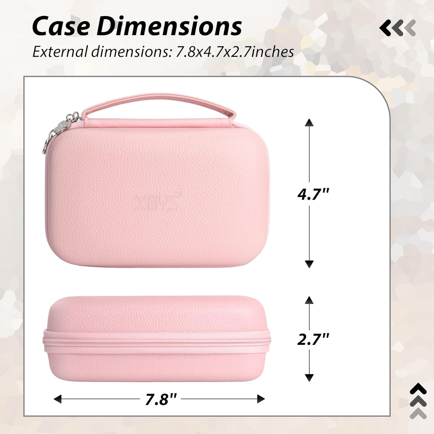 Charger Case for Macbook, Portable Tech Electronic Organizer Bag,Travel Storage Pouch for Laptop Accessories, MacBook Power Adapter, Charging Cords, USB Drives, Power Bank (Pink, XL)