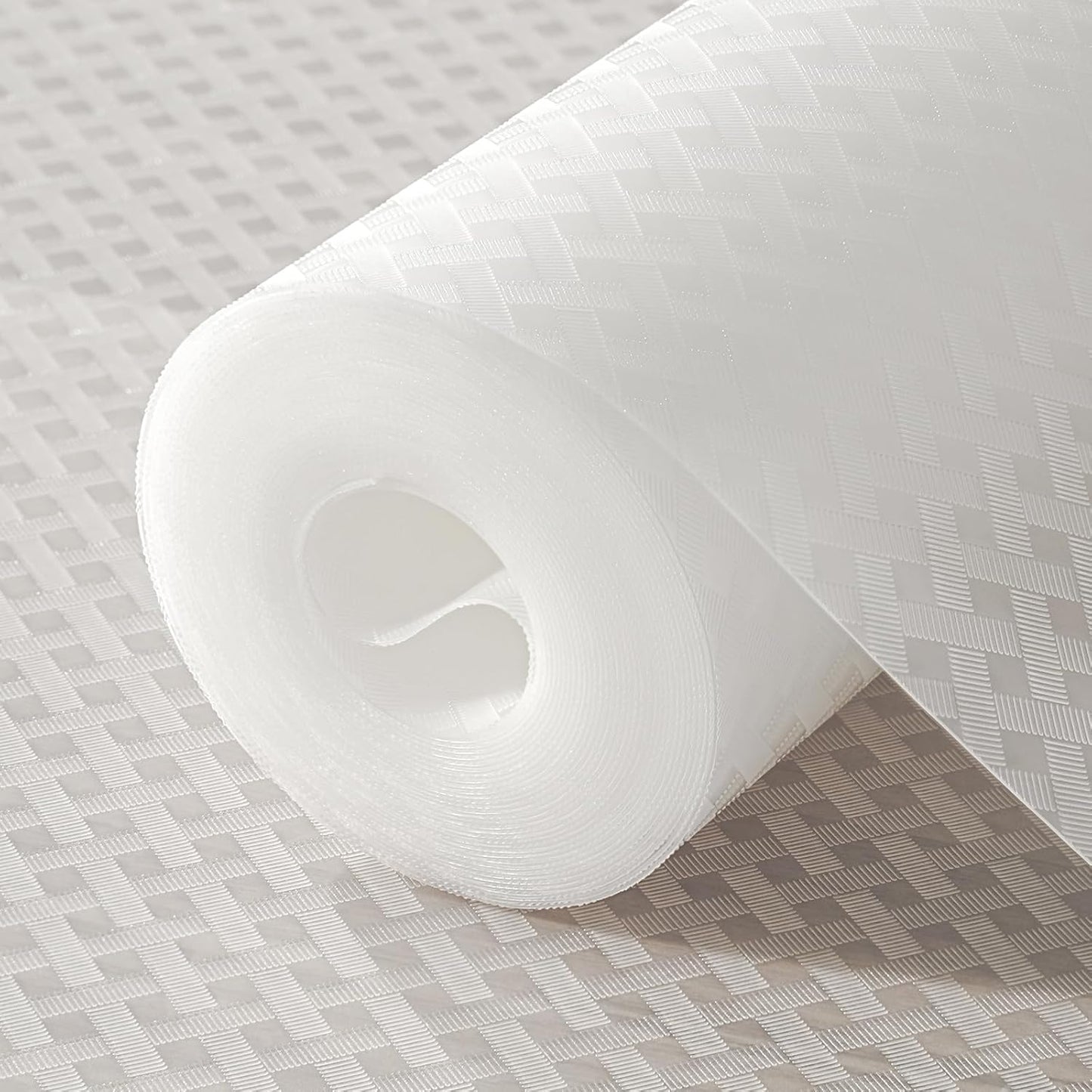 Shelf and Drawer Liner for Kitchen Cabinet, Non-Adhesive 12in x 120in Waterproof Contact Paper Refrigerator Liners Thickened Durable EVA Material Non Slip Mat for Dresser Cupboard Pantry Protector