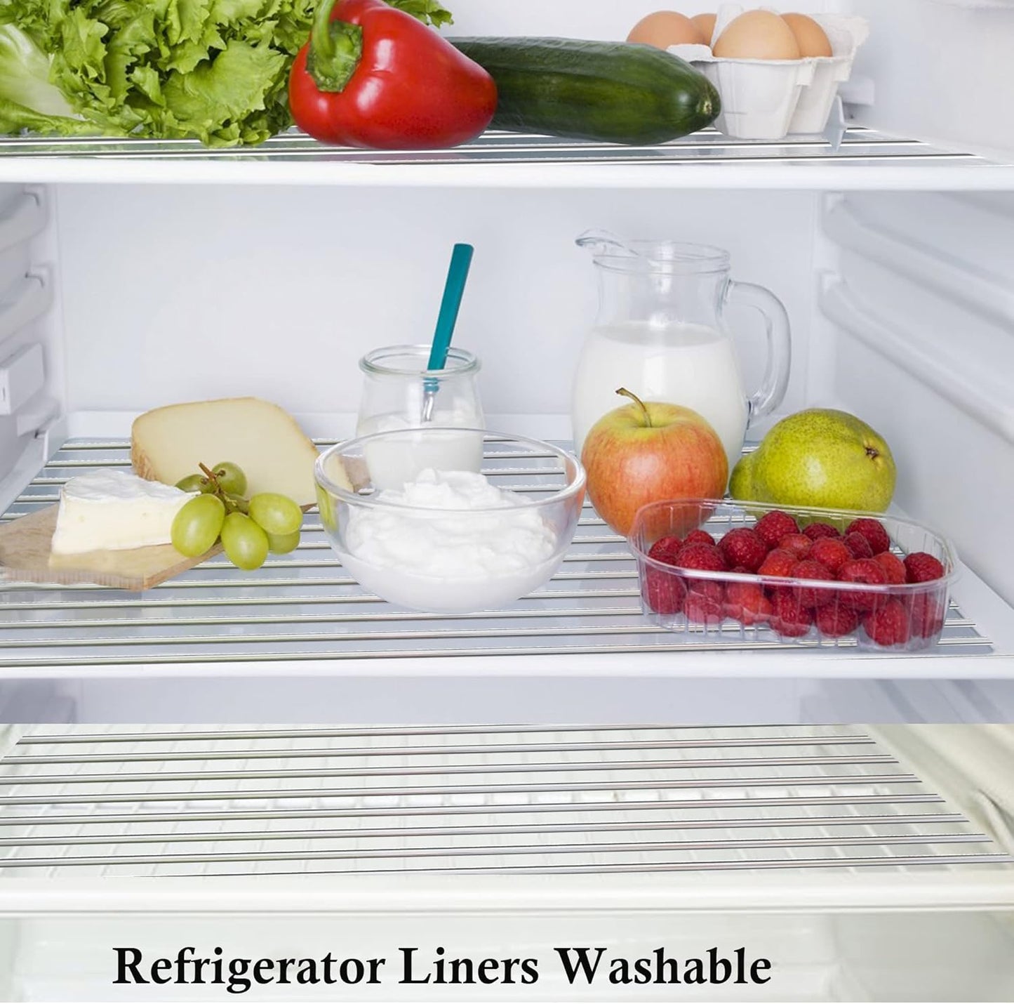 Shelf Liner Non Slip Cabinets Drawers Liner 14 Inch Wide X 20 Ft Non Adhesive Closet Pantry Shelf Liner Clear Waterproof Kitchen Bathroom Drawer Liners Fridge Drawer Cupboard Liners Mat