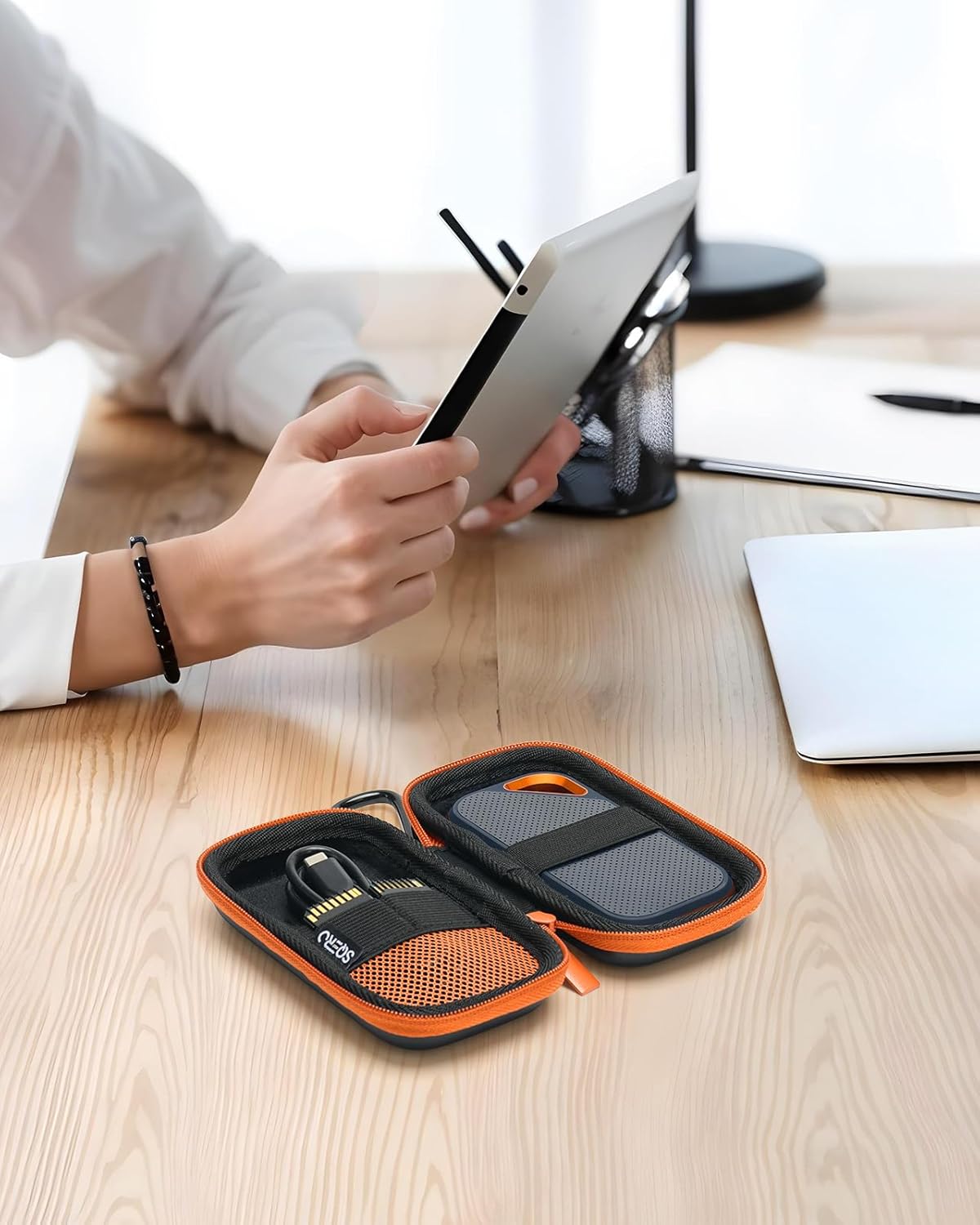 Hard Case for SanDisk Extreme/SanDisk PRO 1TB 2TB 4TB 500GB / Passport Portable SSD, Protective Travel Storage Cover Bag