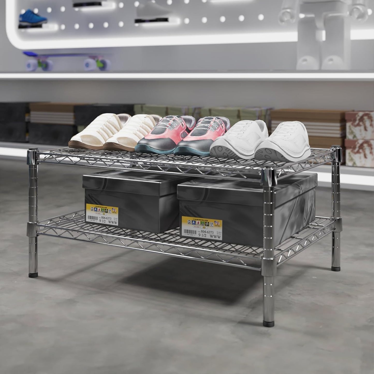 21" Deep x 30" Wide x 14" Height Wire Shelving Kit | 2-Tier | NSF Commercial Storage Rack Unit