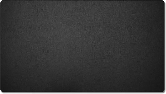 Nekmit Leather Desk Blotter Pad 36 x 20 Inches, Flat, Non-Slip, Waterproof, Black