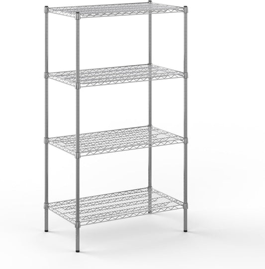 21" Deep x 36" Wide x 64" Height Wire Shelving Kit | 4-Tier | NSF Commercial Storage Rack Unit