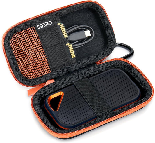 Hard Case for SanDisk Extreme/SanDisk PRO 1TB 2TB 4TB 500GB / Passport Portable SSD, Protective Travel Storage Cover Bag