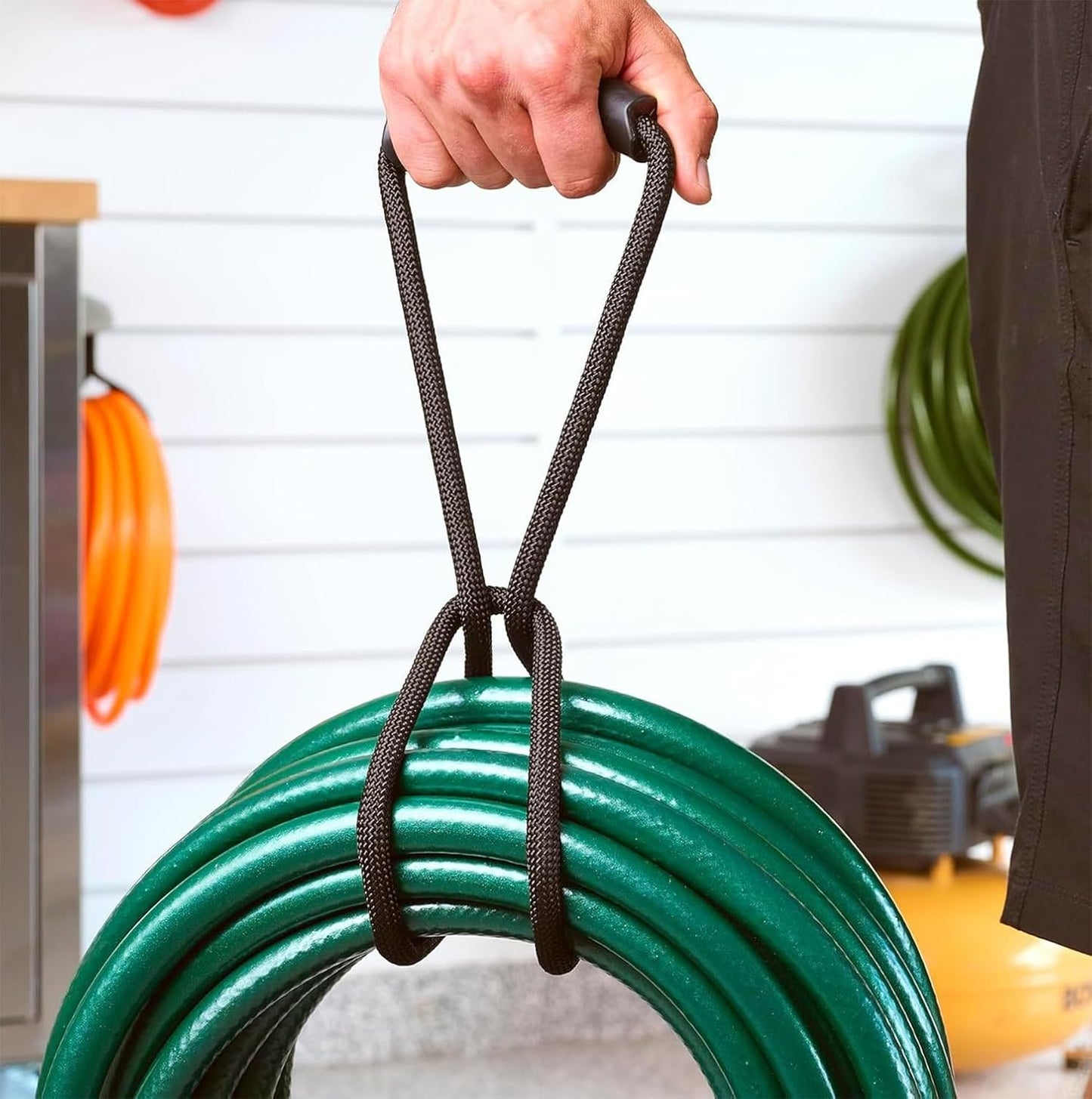 Extension Cord Storage Straps,2 Pack 24 inch Portable with Carrying Handle fit Vacuum Hose Holder, Shop Storage,Water Hose Organizer for your Home, Garage