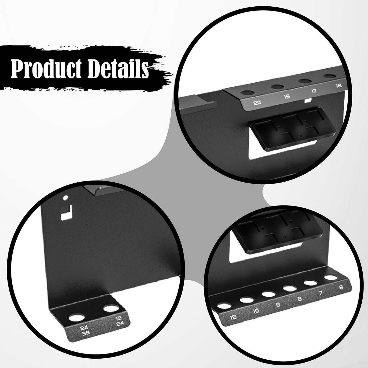 Tool Rack Screwdriver Organizer Organizer Hand Tool Holder for Garage Shed