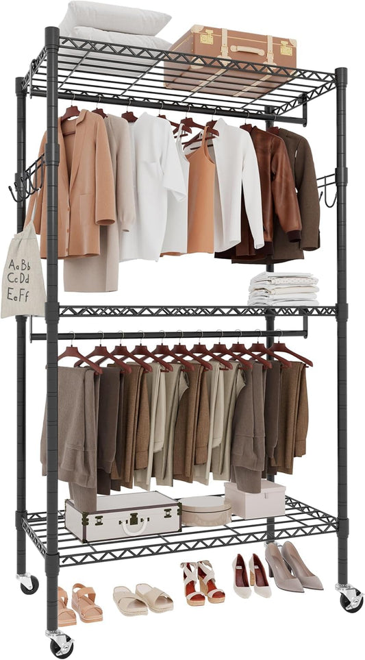 Whitmor Modern Industrial Wardrobe