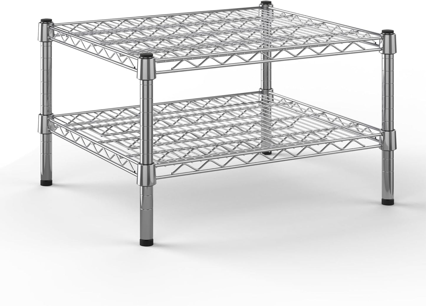 21" Deep x 24" Wide x 14" Height Wire Shelving Kit | 2-Tier | NSF Commercial Storage Rack Unit