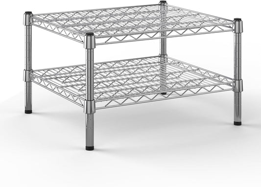 21" Deep x 24" Wide x 14" Height Wire Shelving Kit | 2-Tier | NSF Commercial Storage Rack Unit